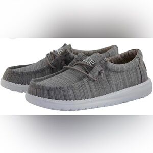 Hey Dude Kids Gray Casual Shoes